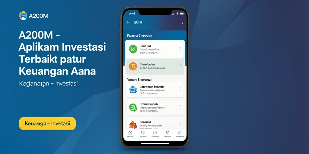Antarmuka A200M yang modern untuk pengelolaan investasi yang efisien.