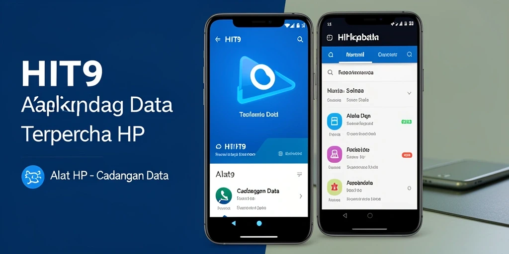 Antarmuka pengguna HIT9 yang user-friendly untuk cadangan data.