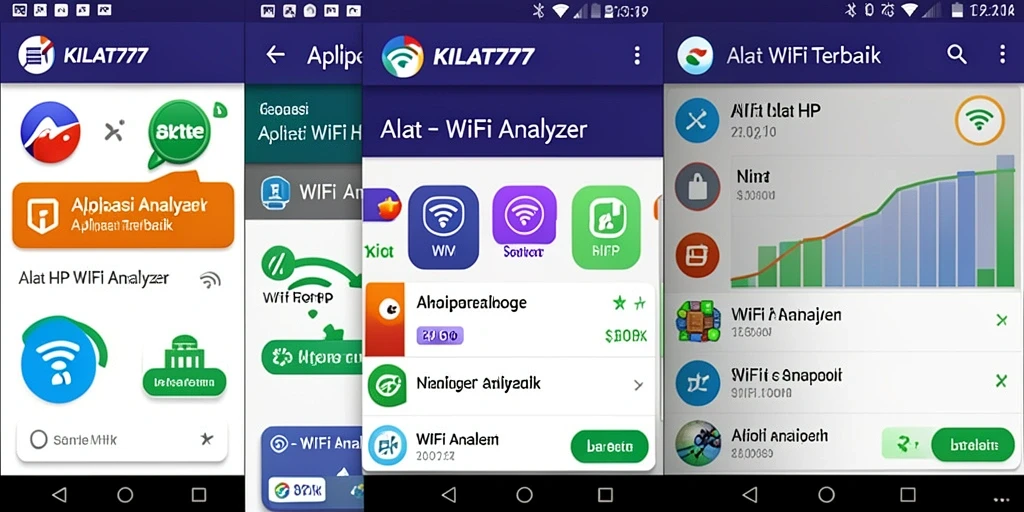 Tampilan antarmuka KILAT777 untuk analisis WiFi yang mudah digunakan.