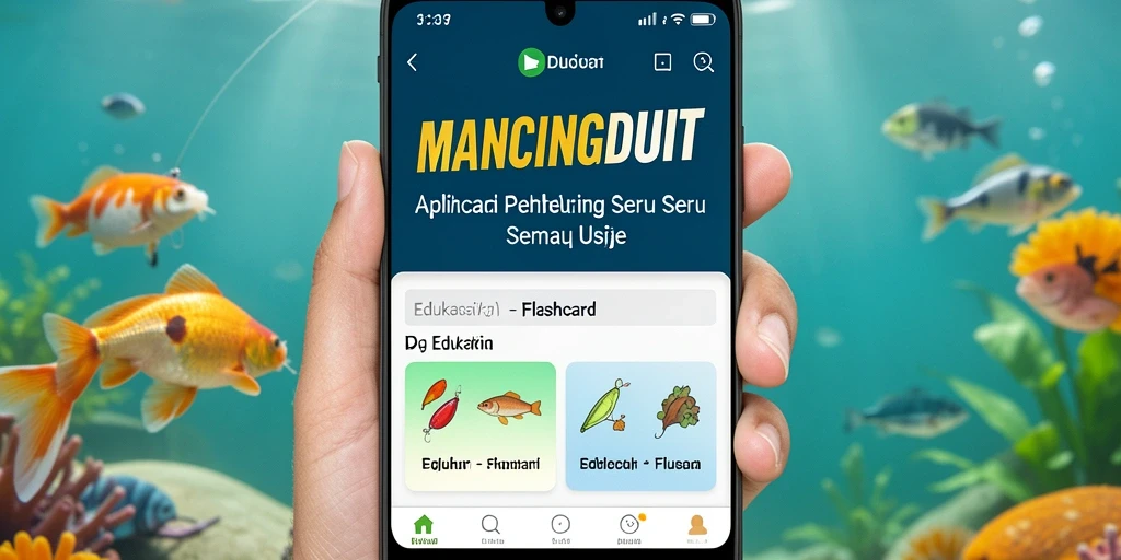 Antarmuka MANCINGDUIT yang interaktif dan menyenangkan.